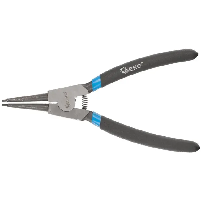 GEKO Externe seegerringtang - recht - 160 mm - chroom-vanadium - rubberen grip