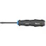 GEKO Platkop schroevendraaier - 5mm sleuf - Impactbestendig - 75mm - Zwart-blauw