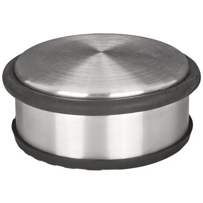 GEKO Deurstopper - Vrijstaand - Nikkel Geborsteld - 104 mm - Stabiel en Krasvrij