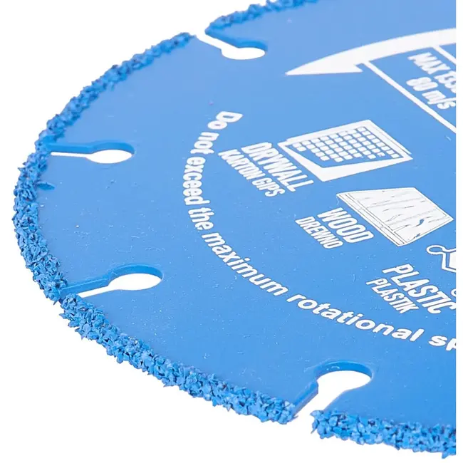 GEKO Zaagblad - Hout, Kunststof & Gipsplaat - 125 mm - Carbide-Tip