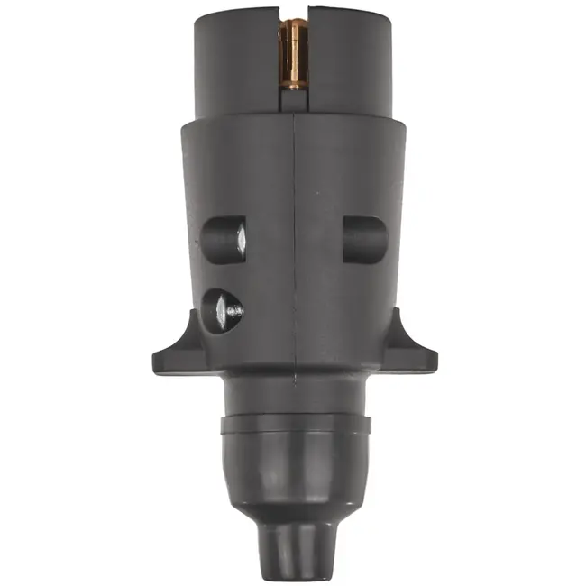 GEKO 7-pins trailerstekker - duurzaam kunststof - eenvoudig te monteren - 12V compatibel