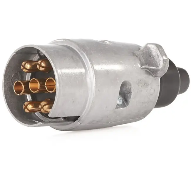 GEKO 7-pins trailerplug - aluminium - duurzaam en betrouwbaar - 12V