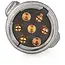 GEKO 7-pins trailerplug - aluminium - duurzaam en betrouwbaar - 12V