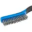 GEKO Stalen handborstel - ergonomisch - 4 rijen - 260 mm - effectief reinigen