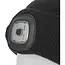 GEKO Wintermuts met oplaadbare LED-verlichting - zwart - 150 lumen - geïntegreerde batterij