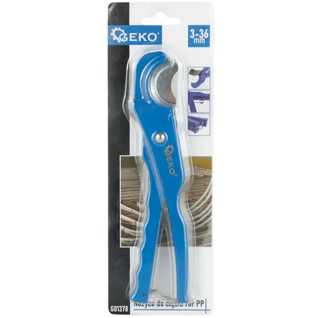 GEKO Pijpsnijder - Precisie & Duurzaamheid - 3-36 mm - Metaal