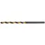 Tvardy Lang metaalboor - HSS M2 - TiN coating - 8 mm - zwart/goud