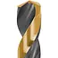 Tvardy Lang metaalboor - HSS M2 - TiN coating - 5 mm - zwart/goud