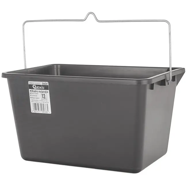 GEKO Verfemmer - 12L - Duurzaam PP Plastic - Met Groeven en Liter Markeringen