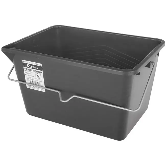 GEKO Verfemmer - 8L - Stevig PP Plastic - Met Groeven en Liter Markeringen