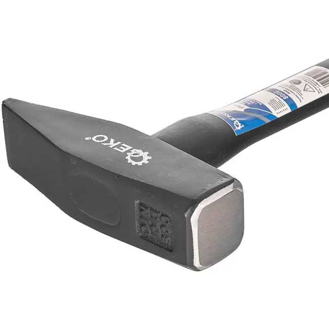 GEKO Bankhamer - Slijtvast staal - Glasvezel handvat - 800g - Antislip grip