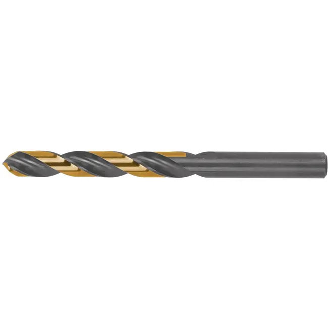 Tvardy Metaalboor - HSS 13 mm - TiN coating - Zwart & goud - Slijphoek 135° - 5 stuks