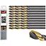 Tvardy Metaalboor - HSS 6 mm - Zwart & Goud - TiN Coating - Lange Levensduur - 10 stuks