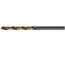 Tvardy Metaalboor - HSS 4,10 mm - TiN Coating - Zwart & Goud - Slijphoek 135° - 10 stuks