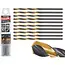 Tvardy Metaalboor - HSS 3,80 mm - TiN Coating - Zwart & Goud - Slijphoek 135° - 10 stuks