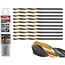 Tvardy Metaalboor - HSS 2,5 mm - TiN coating - Zwart & goud - Voor moeilijk bewerkbare materialen - 10 stuks