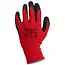 GEKO Werkhandschoenen - Katoen met latexcoating - Maat 11 - Rood/Zwart - EN388 2131 - 12 stuks