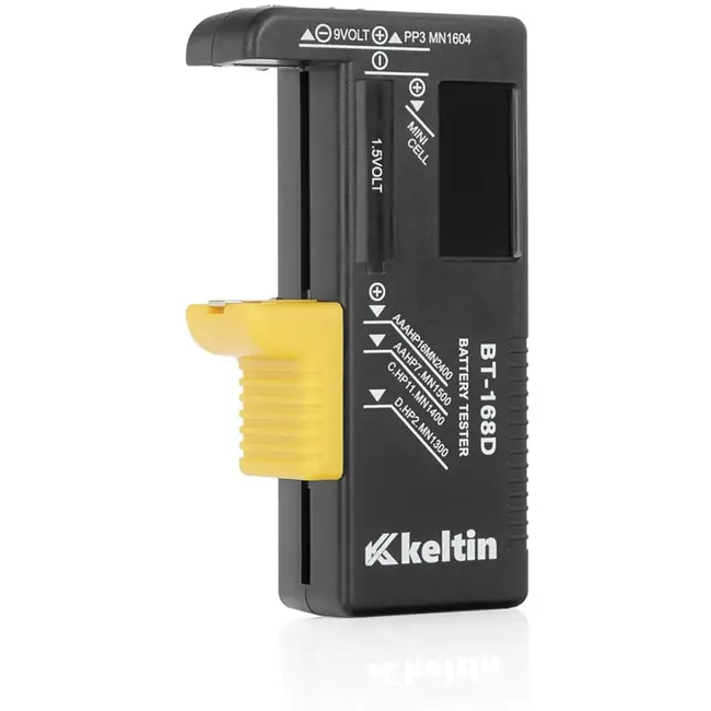 Keltin Digitale batterijtester - veelzijdig - snel - draagbaar - gebruiksvriendelijk