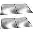 GEKO Barbecue gasgrill roosters - set van 2 - 24,5 x 42 cm