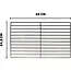 GEKO Barbecue gasgrill roosters - set van 2 - 24,5 x 42 cm