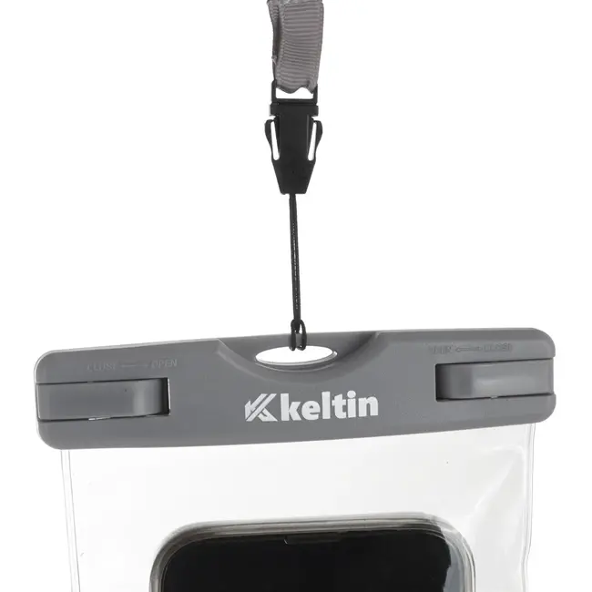 Keltin Waterdichte telefoonhoes - PVC - 175x105 mm - Met draagkoord