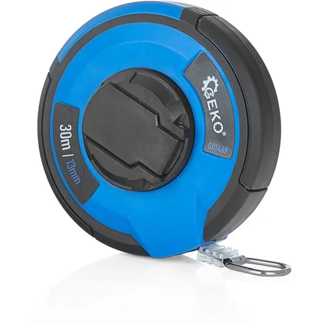 GEKO Stalen meetlint - 30m lengte - Nylon coating - Duurzaam ontwerp