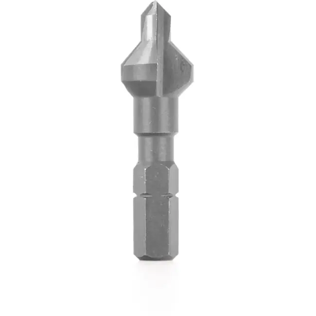 GEKO Countersink boor - HSS staal - 5/12 mm - 45° hoek - Hexagonale schacht