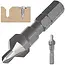 GEKO Countersink boor - HSS staal - 4/10 mm - 45° hoek - Hexagonale schacht
