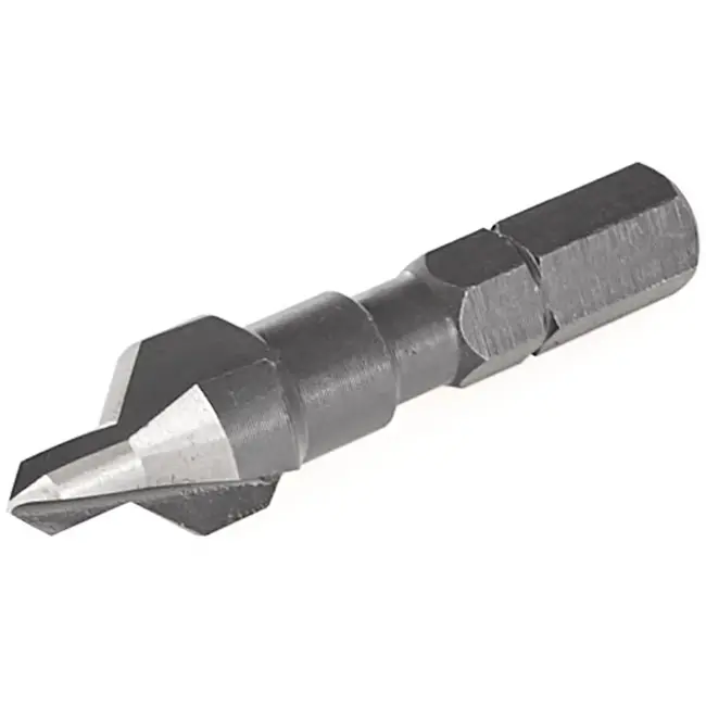 GEKO Countersink boor - HSS staal - 4/10 mm - 45° hoek - Hexagonale schacht