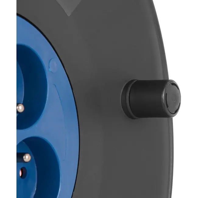 GEKO Elektrische kabelhaspel - 40m - 4 stopcontacten - 1.5mm2 - zwart