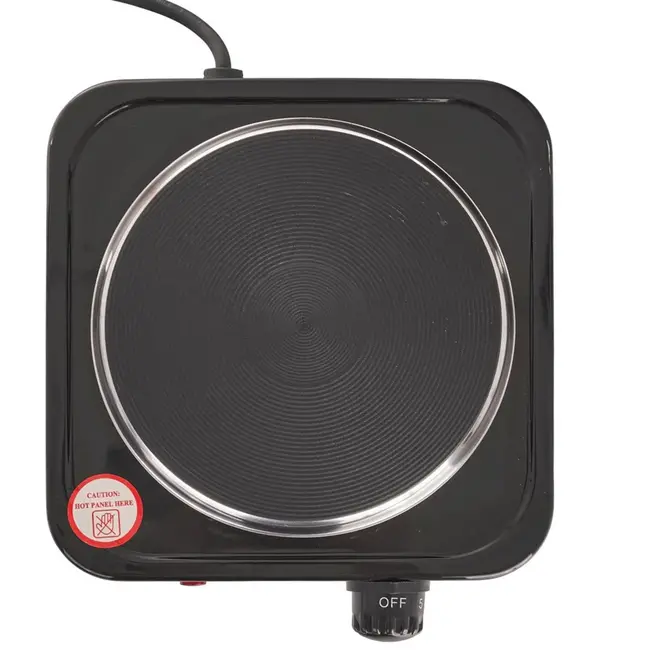 Keltin Compacte elektrische kookplaat - 1000W - draagbaar en krachtig - 5 standen - hittebestendig