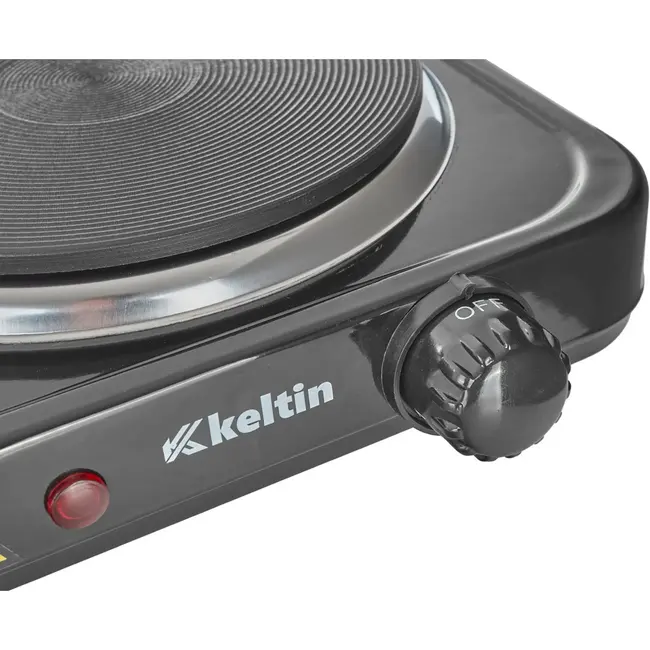 Keltin Compacte elektrische kookplaat - 1000W - draagbaar en krachtig - 5 standen - hittebestendig