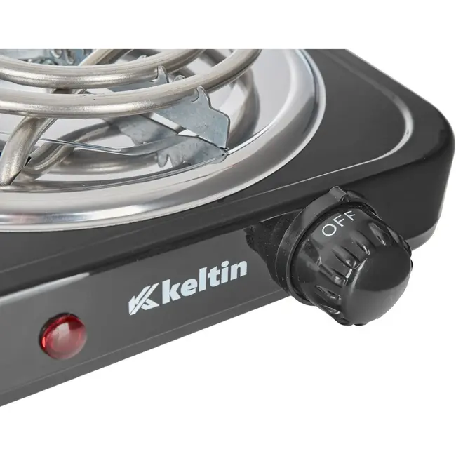 Keltin Draagbare elektrische kookplaat - 1000W - compact en krachtig