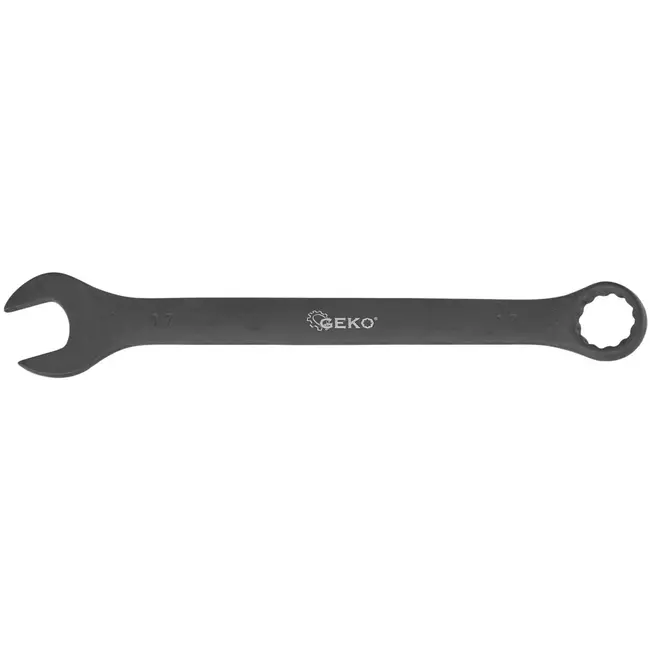 GEKO Combinatiesleutelset - 12-delig - CrV staal - Antikras zwart - 6-22 mm