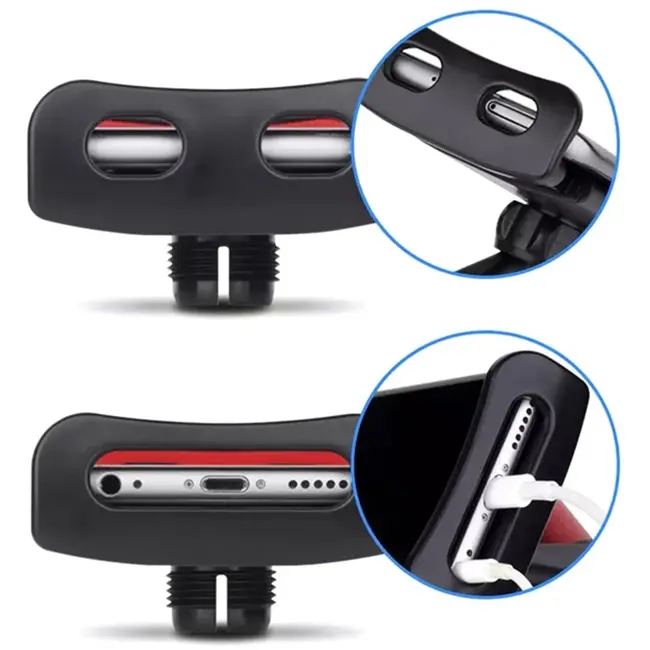 Keltin Opvouwbare autostoelhouder - verstelbaar - 360° rotatie - voor tablets en telefoons