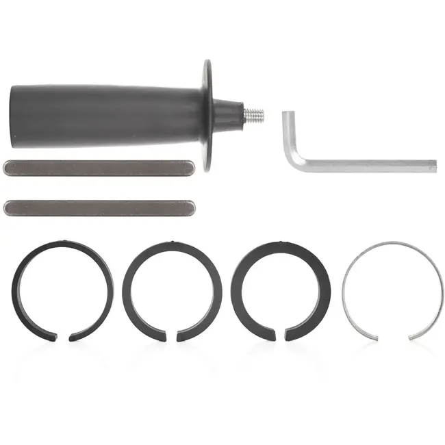 GEKO Multifunctionele haakse slijper opzetstuk - M14 - Voor satijn afwerking en polijsten