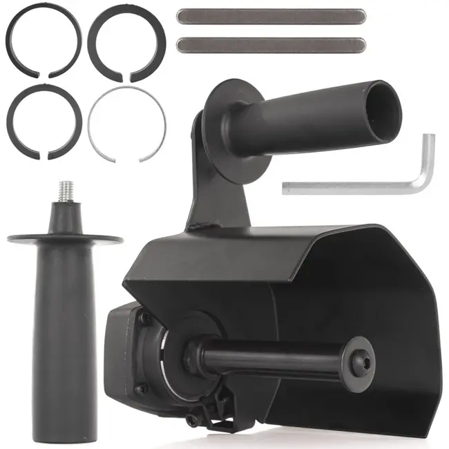 GEKO Multifunctionele haakse slijper opzetstuk - M14 - Voor satijn afwerking en polijsten