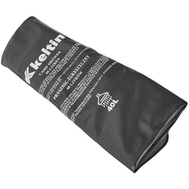 Keltin Draagbare campingdouche - 40L - Zonne-energie - Lichtgewicht - Zwart