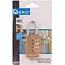 GEKO Messing combinatieslot - 4-cijferig - 28mm - Weerbestendig - 10.000 combinaties