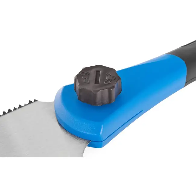 GEKO Japanse zaag - dubbelzijdig - 320mm - ergonomisch - vervangbaar mes - zwart-blauw