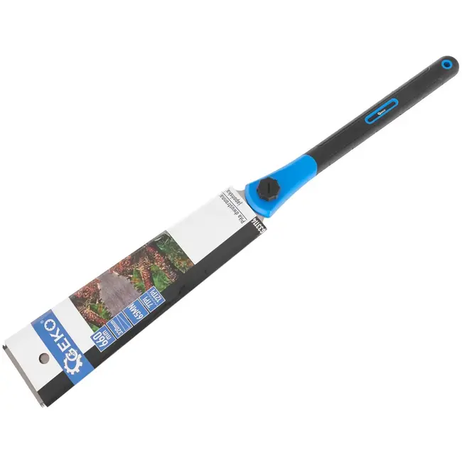 GEKO Japanse zaag - dubbelzijdig - 320mm - ergonomisch - vervangbaar mes - zwart-blauw