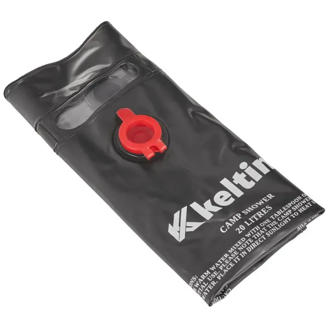 Keltin Draagbare zonnedouche - 20L - Lichtgewicht - Zwart - Voor kamperen en reizen
