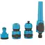 GEKO 4-delige slangconnector set - duurzaam TPR - waterbesparend - 1/2" - veelzijdig gebruik