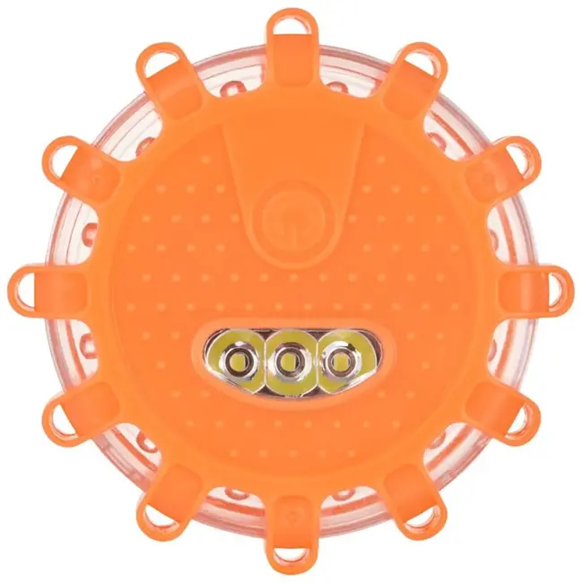 GEKO Waarschuwingsschijf - LED - Magnetisch - 9 Lichtmodi - Weerbestendig