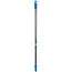 GEKO Telescopische rubberen bezem - antistatisch - verstelbare steel - 78,5-140 cm