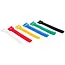 GEKO Klittenband kabelbinders - 12 stuks - 150x12 mm - Meerkleurig - Herbruikbaar en duurzaam