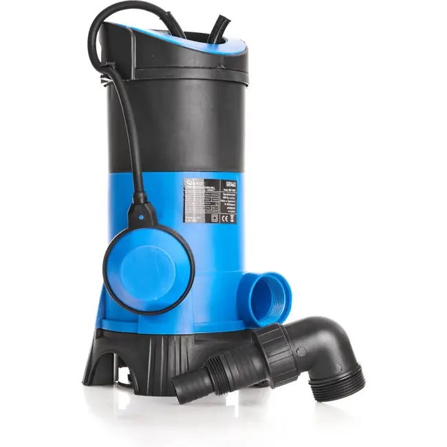 GEKO Krachtige dompelpomp voor vuil water - 900W - Automatische vlotterschakelaar - 14.000 l/u - 7m diepte - 10m kabel