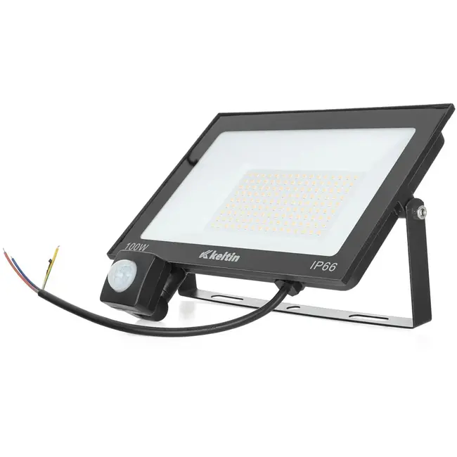 Keltin LED floodlight - 100W - bewegingssensor - warm wit 2700K - IP66 - verstelbaar