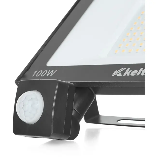 Keltin LED floodlight - 100W - bewegingssensor - warm wit 2700K - IP66 - verstelbaar