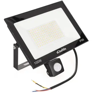 Keltin LED schijnwerper 100W - Bewegingssensor - Neutraal wit 4500K - IP66 - 22,5 x 15,5 cm